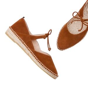 Boden Claire Espadrilles tan suede 39